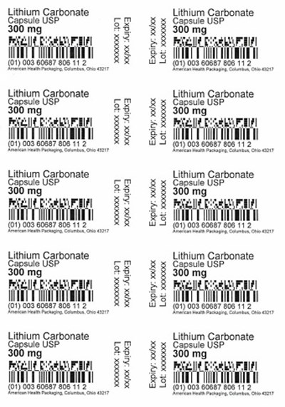 300 mg Lithium Carbonate Capsule Blister - 300 mg Lithium Carbonate Capsule Blister